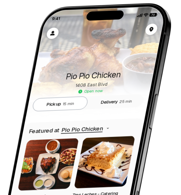Pio Pio Chicken app preview