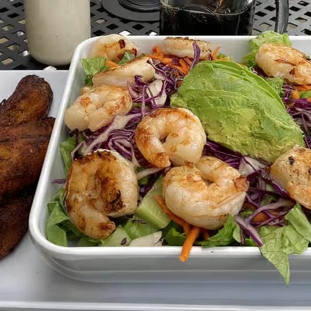 Grilled Shrimp Salad.