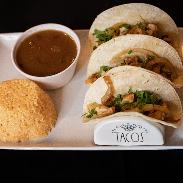 Tacos (Chicken or Steak).