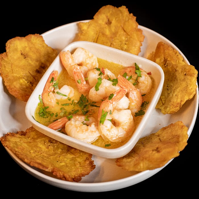 Shrimp Sautéed with Garlic.